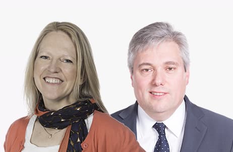 Carole Spiller and Richard Bate from our Manchester office