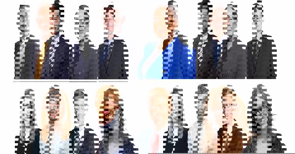 Headshots of 8 of the newly promoted Partners