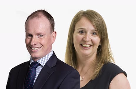 Andrew Clarke and Clare Malpus from our Leicester office